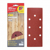 Шлифлист для дерева самозакрепляющийся Wortex 9,3x23 см Р180 (5 штук) WSS11180E519
