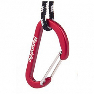 Карабин сувенирный Naturehike D Shape Mini 4 см (2шт) Red