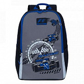 Рюкзак школьный GRIZZLY RB-151-4 /4 blue