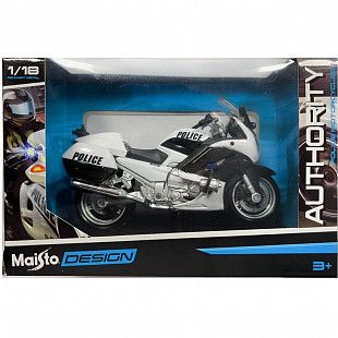 Масштабная модель мотоцикла Maisto 1:18 Yamaha FJR1300A (32306) White/Black