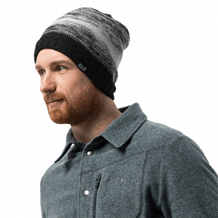 Шапка мужская Jack Wolfskin Colorfloat Knit Cap black