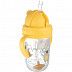 Поильник непроливающий Canpol babies Exotic Animals с трубочкой и утяжелителем 270 мл 6+ (56/606_yel) yellow