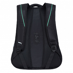 Рюкзак городской GRIZZLY RU-138-3 /2 black/turquoise