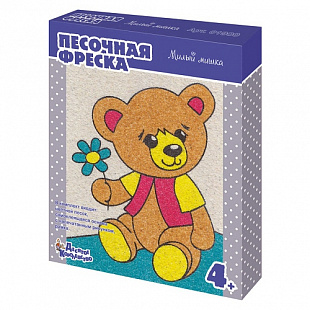 Песочная фреска Десятое Королевство Милый мишка 02605