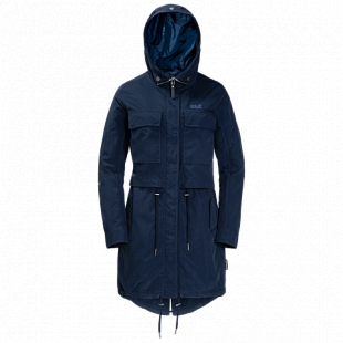 Куртка женская Jack Wolfskin Saguaro Parka Women midnight blue