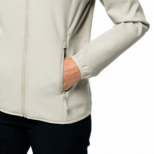 Куртка женская Jack Wolfskin Essential Track Women white sand