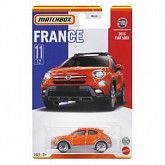 Машинка Matchbox France 2016 Fiat 500X 11/12 (HBL02 HBL12) коллекция 2021