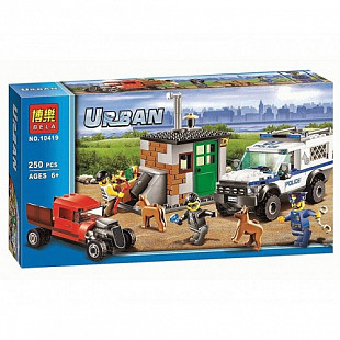 Конструктор Bela 10419 Полицейский отряд с собаками