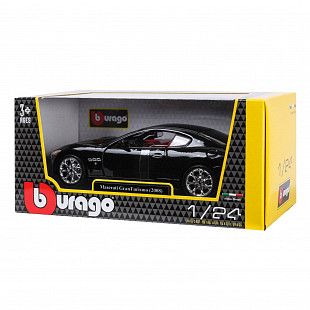 Коллекционная машина Bburago 1:24 Maserati Gran Turismo (18-22107) Black