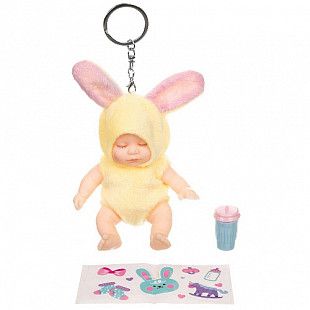 Кукла в леденце Bondibon OLY в меховом костюмчике с аксессуарами ВВ3877