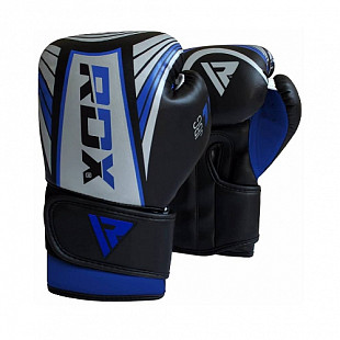 Перчатки боксерские детские RDX KIDS JBG-1U silver/blue