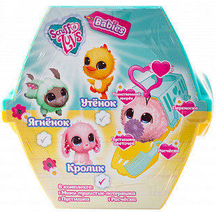 Мягкая игрушка Scruff-a-Luvs Весенний мини-пушистик-потеряшка в переноске 636EAS