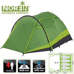 Палатка Norfin Rudd 3+1 (NF-10202)