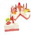 Игровой набор продуктов Qunxing Toys "Праздничный торт" 889-146