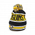 Шапка подростковая Atributika&Club NHL Pittsburgh Penguins 59130 black/yellow