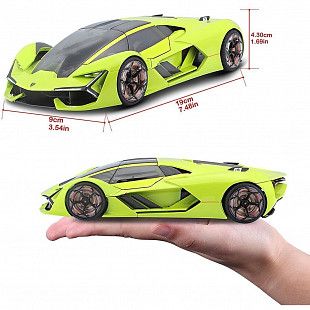 Коллекционная машина Bburago 1:24 Lamborghini Terzo Millennio (18-21094) green