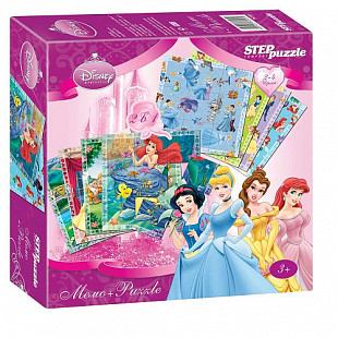 Мемо-пазл Step Puzzle Принцессы SP-76203