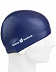 Шапочка для бассейна (плавания) взрослая Mad Wave PU Coated Texture blue