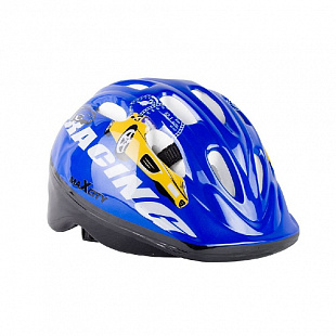 Шлем для роликовых коньков Maxcity Baby Car blue