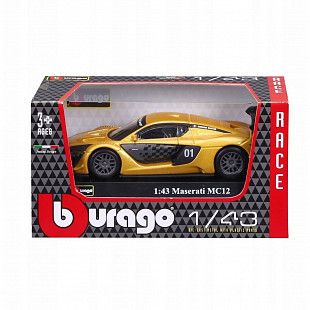 Коллекционная машина Bburago 1:43 Renault Sport R.S. 01 (18-38021) yellow