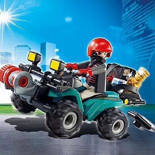 Игровой набор Playmobil Грабитель на Квадроцикле (6879)