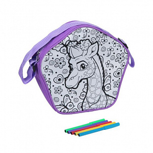 Сумка для раскрашивания Bondibon Пятиугольная BB1528