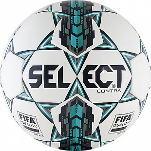Мяч футбольный Select Contra FIFA №5 white/blue