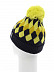 Шапка детская Jack Wolfskin Diamond Knit Cap K black/yellow