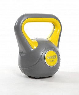 Гиря пластиковая Basefit DB-503 4 кг grey/yellow