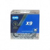 Цепь KMC X9, 9 ск., 1/2X11/128"Х116 dark grey ZTB98502