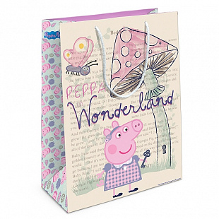 Пакет подарочный Olala Страна чудес Пеппы 29991