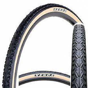 Велопокрышка Kenda 26"х1.95 (50-559) K935 Khan Полуслик 5-525447 Black/White