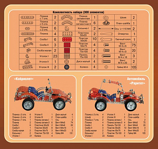 Конструктор Десятое Королевство Ретро-авто 00950