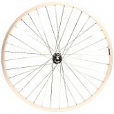 Переднее колесо 24" обод одинарный, втулка, на гайках, silver ZVK00022