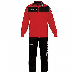 Спортивный костюм Givova Tuta Vela TR019 red/black