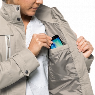 Куртка женская Jack Wolfskin Kimberley Parka dusty grey