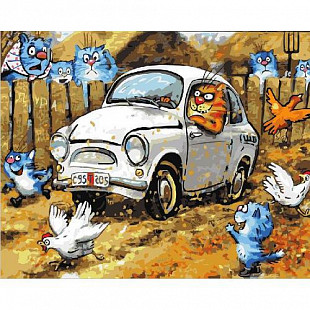 Картина по номерам Picasso Автомобильный переполох PC4050416