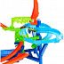 Трек Hot Wheels Stunt Tracks Mid-Air Crash Collision Dans Les Airs (JFD12)