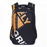 Рюкзак школьный GRIZZLY RU-138-2 /2 black/mango