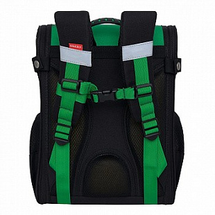 Рюкзак школьный GRIZZLY RAn-083-1 /1 black/green