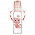 Бутылочка для кормления  Canpol babies CUTE ANIMALS с ручками и узким горлышком 250 мл., 12 мес.+ (11/845) pink