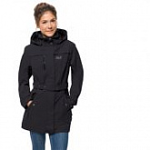 Пальто женское Jack Wolfskin Kimberley Coat black