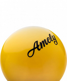 Мяч для художественной гимнастики Amely AGB-101 19 см yellow