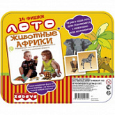 Развивающее лото Zabava Животные Африки 14103