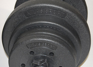 Набор LUX Atlas Sport скамья AS-03 и гантели 41кг