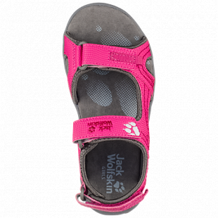 Сандалии детские Jack Wolfskin Acora Sandal G azalea red
