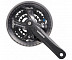 Шатун Shimano MTB FC-M361 (175мм 48x38x28 с защитой 8/7 звезд, Black, OEM) AFCM361E888CL