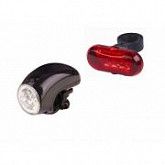 Велофонарь jy189 + стоп-фонарь jy366