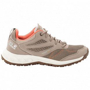 Кроссовки женские Jack Wolfskin Woodland Vent Low W clay / pink