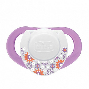 Пустышка латексная Chicco Physio Compact Нежность 6-12 мес 2 шт 00074825110000